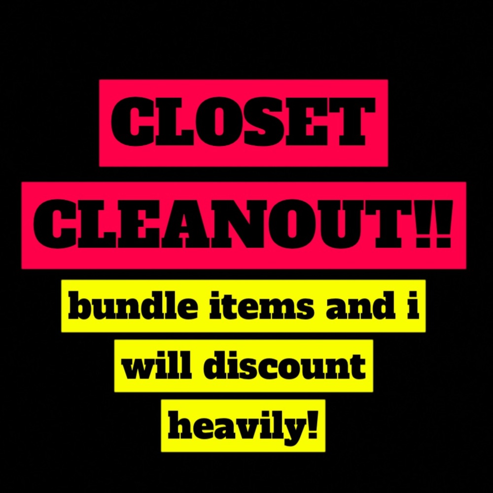 CLOSET CLEANOUT